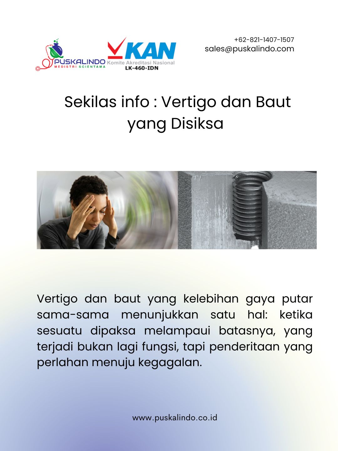Logo - Sekilas Info : Vertigo dan Baut yang Disiksa Dua Dunia, Satu Rasa Tekanan